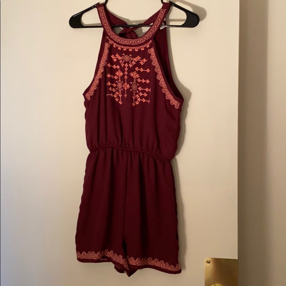 Maroon romper from francescas